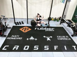 Piso emborrachado para CrossFit