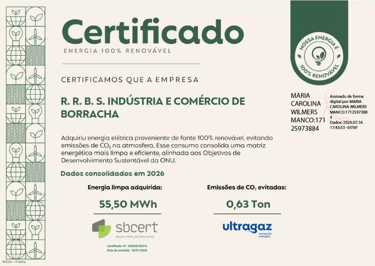 Pisos produzidos com borracha reciclada